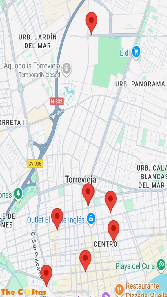 Bus Route H Torrevieja - Mervadillo