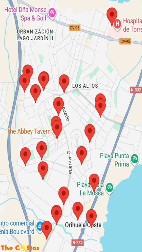Bus Route La Zenia Boulevard - Torrevieja Hospital