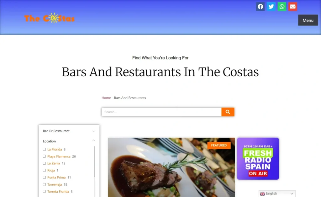 The Costas Bars And Restaurants