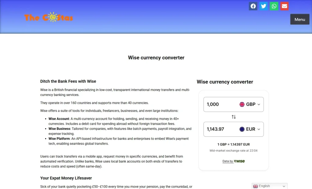 Wise Currency Converter
